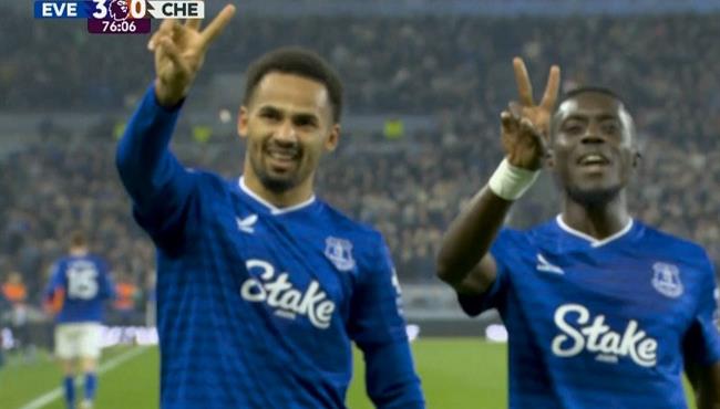 اهداف مباراة تشيلسي وايفرتون في الدوري الانجليزي