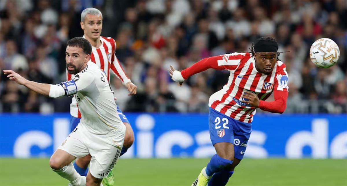 لوكمان يسجل هدف أتلتيكو مدريد الأول أمام ريال مدريد