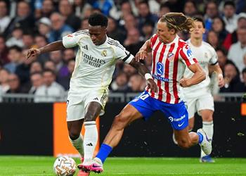 فيديو في 3 دقائق فينيسيوس وفالفيردي يسجلان هدفين لـ ريال مدريد أمام أتلتيكو مدريد