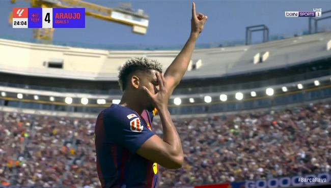 هدف اراوخو في مرمي رايو فاليكانو بالدوري الاسباني