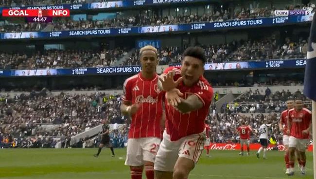 اهداف مباراة توتنهام ونوتينجهام فورست 0 3 الدوري الانجليزي