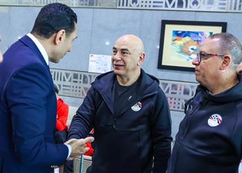 صور منتخب مصر يتوجه إلى جدة استعداد ا لمواجهة السعودية