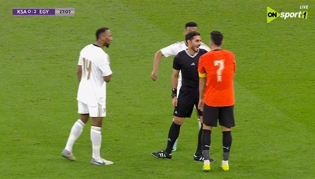 هل حرم الحكم السعودية من ركلة جزاء امام مصر