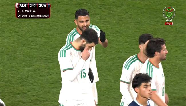 اهداف مباراة الجزائر وجواتيمالا الودية