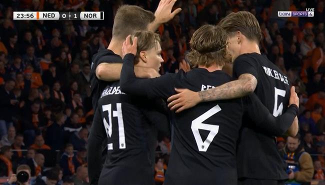 اهداف مباراة هولندا والنرويج مباراة ودية