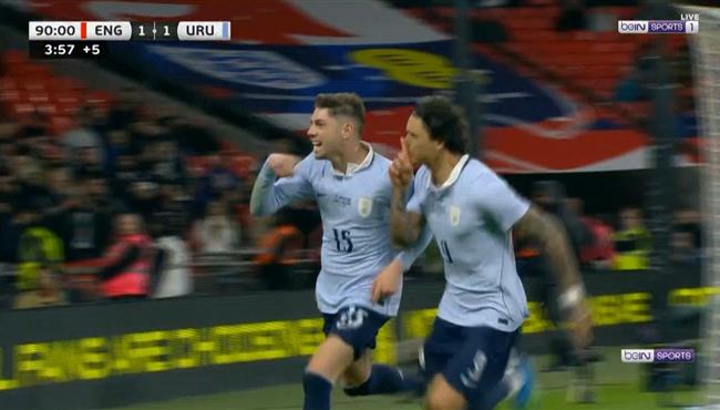 اهداف مباراة انجلترا وأوروجواي 1 1 مباراة ودية