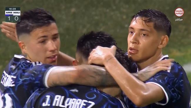 هدف الارجنتين الاول في مرمي موريتانيا
