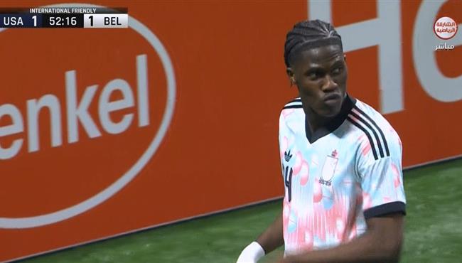هدف بلجيكا الثاني في مرمي امريكا مباراة ودية
