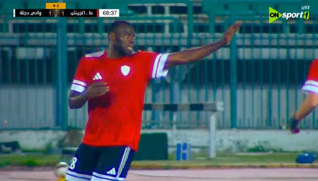 هدف طلائع الجيش الثاني في مرمي وادي دجلة بكأس الرابطة المصرية