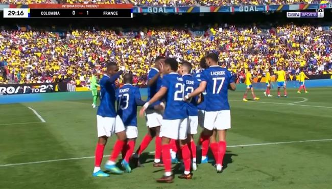 اهداف مباراة فرنسا وكولومبيا الودية