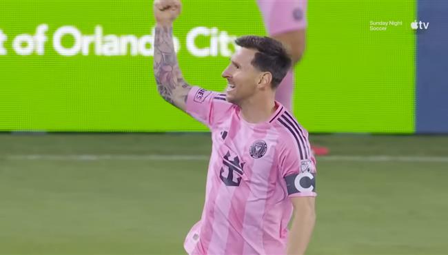 هدف ميسي الاول الرائع في مرمي اورلاندو سيتي بالدوري الامريكي