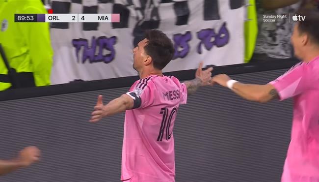 هدف ميسي العالمي في مرمي اورلاندو سيتي بالدوري الامريكي