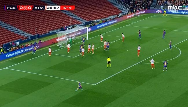 اهداف مباراة برشلونة واتلتيكو مدريد في نصف نهائي كأس ملك اسبانيا