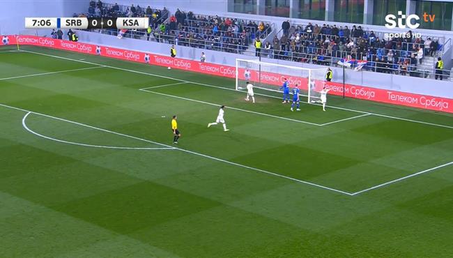 اهداف مباراة السعودية وصربيا الودية
