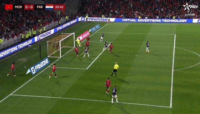 تصدي ياسين بونو الرائع علي مرتين يحرم باراجواي من تسجيل هدف امام المغرب