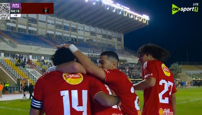 اهداف مباراة الاهلي والمقاولون العرب في الدوري المصري