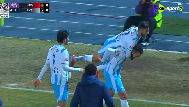 هدف مروان حمدي في مرمي حرس الحدود بالدوري المصري