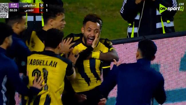 هدف المقاولون العرب الملغي امام الاهلي بالدوري المصري