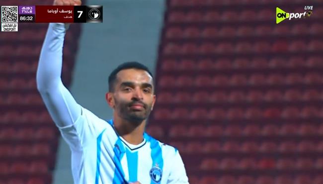 هدف يوسف اوباما في مرمي حرس الحدود بالدوري المصري