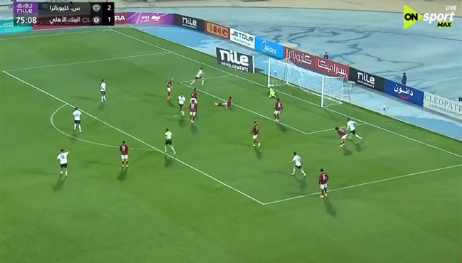 اهداف مباراة سيراميكا كليوباترا والبنك الاهلي 2 2 الدوري المصري
