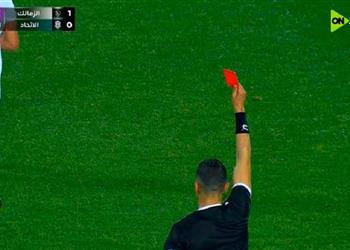 فيديو طردان مباشران في مباراة الزمالك والاتحاد السكندري بالدوري