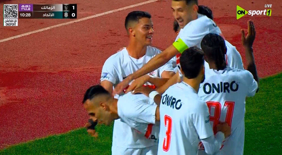 اهداف مباراة الزمالك والاتحاد السكندري في الدوري المصري