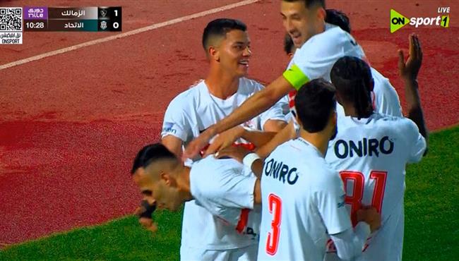 هدف فوز الزمالك علي الاتحاد السكندري 1 0 الدوري المصري