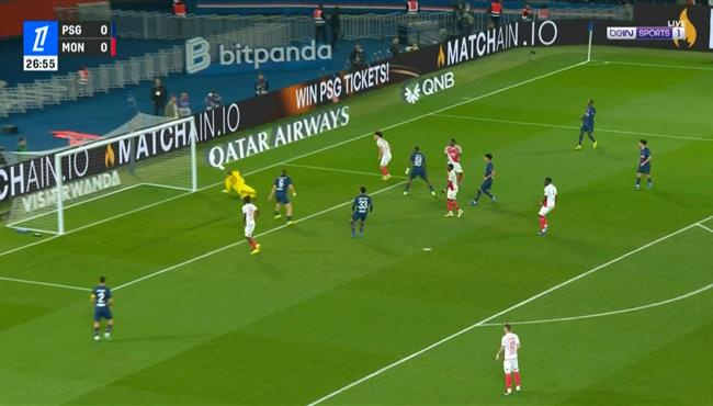 اهداف مباراة باريس سان جيرمان وموناكو 1 3 الدوري الفرنسي