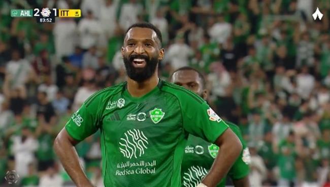 هدف فراس البريكان في مرمي الاتحاد بعد خطأ فادح من الحارس