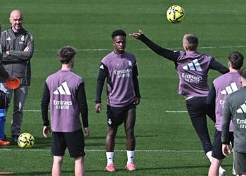 أنباء سارة في تدريبات ريال مدريد قبل قمة مانشستر سيتي