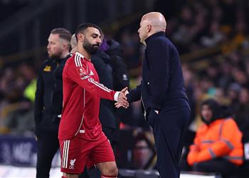 شبكة إنجليزية تقيم أداء محمد صلاح في مباراة ليفربول وولفرهامبتون عاد بقوة