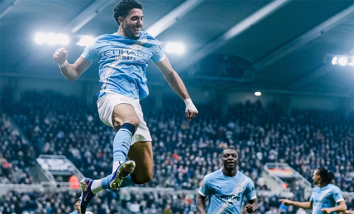 عمر مرموش يواصل التألق ويسجل هدف مانشستر سيتي الثالث أمام نيوكاسل