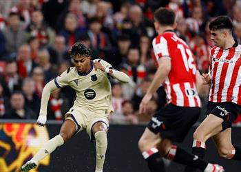 فيديو بهدف لامين الخيالي برشلونة يتخطى أتلتيك بلباو في الدوري الإسباني