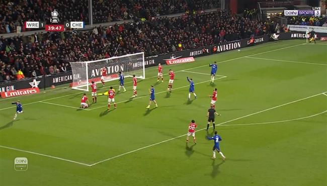 هدف تعادل تشيلسي مع ريكسهام (11) كاس الاتحاد الانجليزي