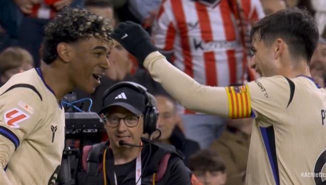 هدف لامين يامال العالمي في مرمي اتلتيك بلباو بالدوري الاسباني