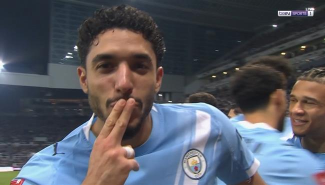 ملخص لمسات عمر مرموش في مباراة مانشستر سيتي ونيوكاسل بكأس الاتحاد الانجليزي