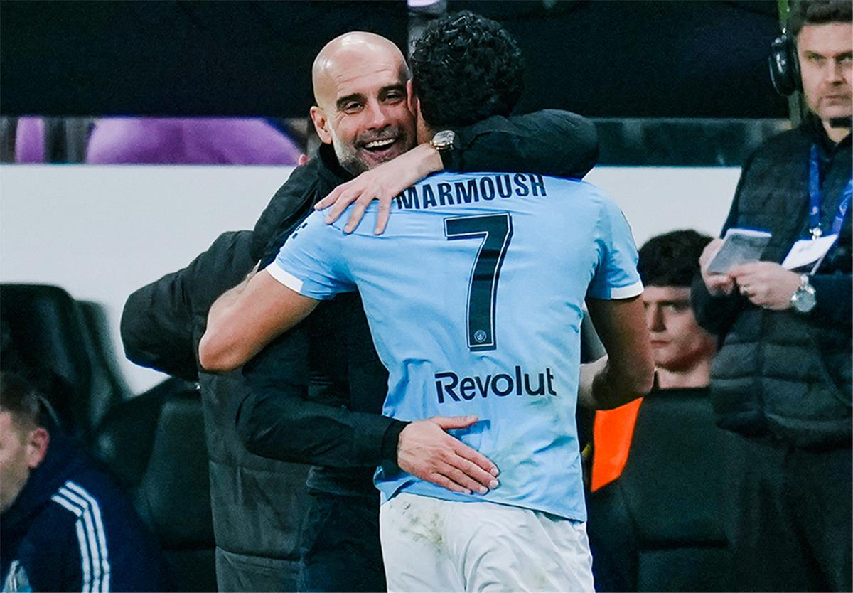 مرموش يدفع جوارديولا للاعتذار خلال مباراة مانشستر سيتي ونيوكاسل 