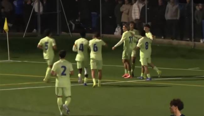 هدف حمزة عبد الكريم في مباراة برشلونة وهويسكا بالدوري الاسباني للشباب تحت 19 عام