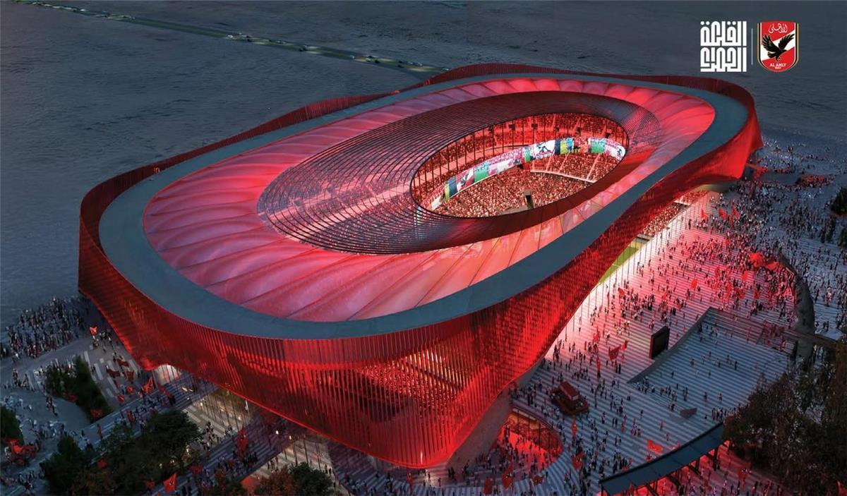 شركة القلعة الحمراء تعلن تطورات مشروع استاد الأهلي