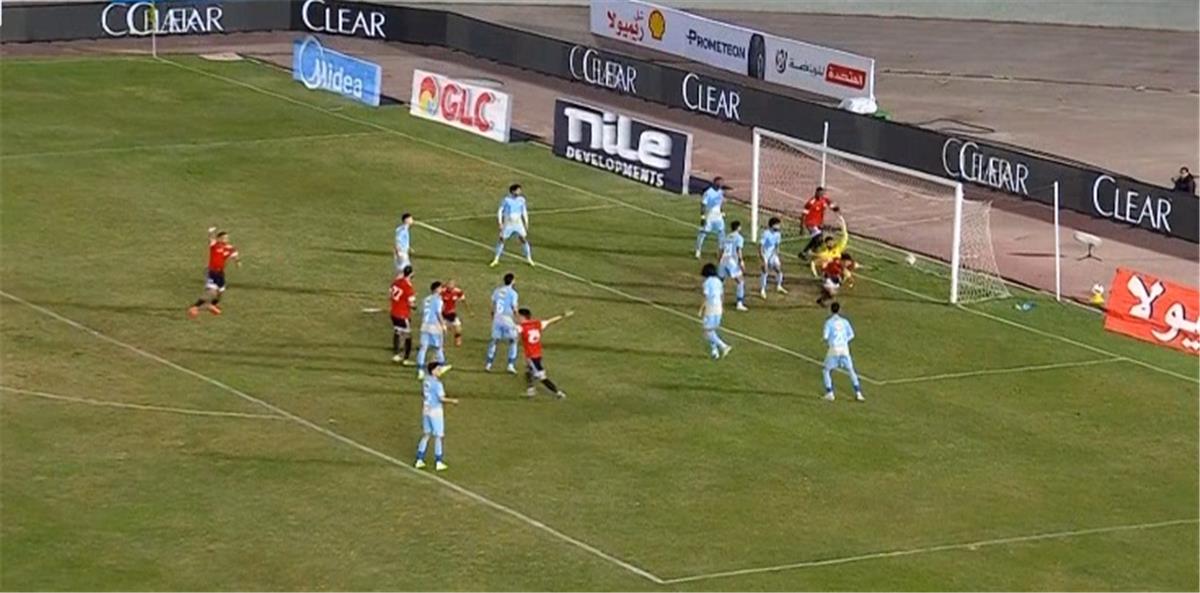 فيديو | محمد عاطف يسجل هدف طلائع الجيش الأول أمام الأهلي