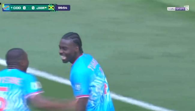 هدف الكونغو الديمقراطية الاول في مرمي جامايكا بملحق تصفيات كاس العالم