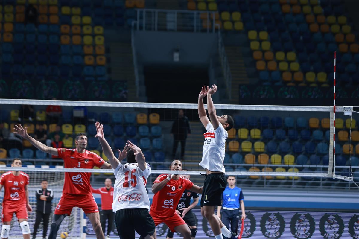 الرباعية.. الأهلي بطلًا لكأس مصر للكرة الطائرة على حساب الزمالك