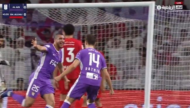 هدف رامي ربيعه الرائع بالكعب في مباراة العين والاهلي بالدوري الاماراتي