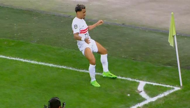 هدف الزمالك الاول في مرمي شباب بلوزداد بنصف نهائي كأس الكونفيدرالية