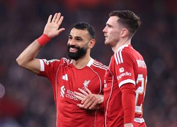 فيديو محمد صلاح يسجل هدف ليفربول الثاني أمام فولهام