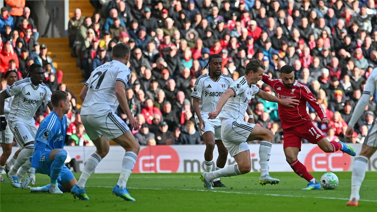 ماذا قدم محمد صلاح في مباراة ليفربول وفولهام بـ الدوري الإنجليزي؟