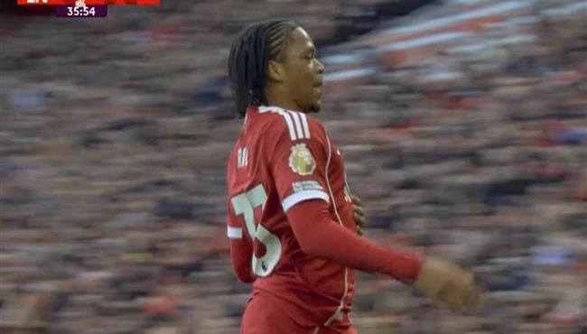 هدف ليفربول الاول الرائع في مرمي فولهام بالدوري الانجليزي