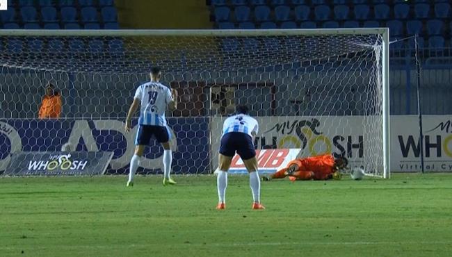 ركلة جزاء بيراميدز المهدره في الثواني الاخيره امام المصري