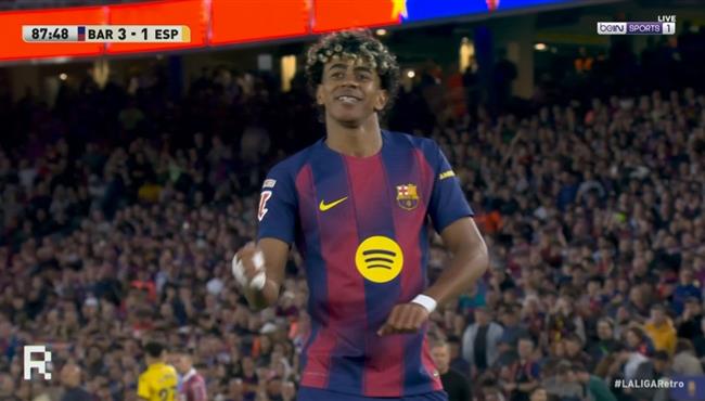 هدف لامين يامال في مرمي اسبانيول بالدوري الاسباني