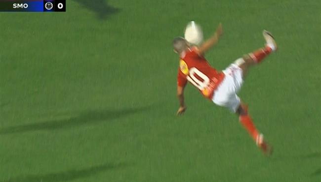 فرصة محمد شريف الكومديه امام سموحة بالدوري المصري